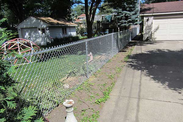Chain Link Fence After