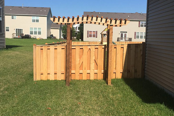 vinyl and wood fencing