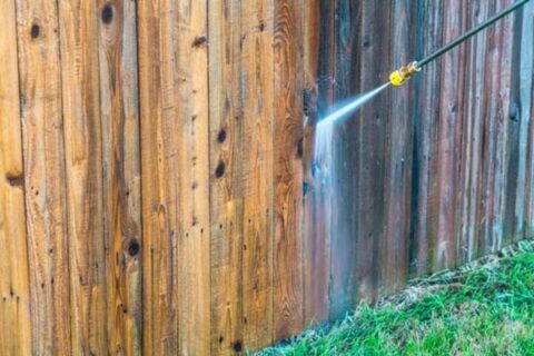cleaning fence