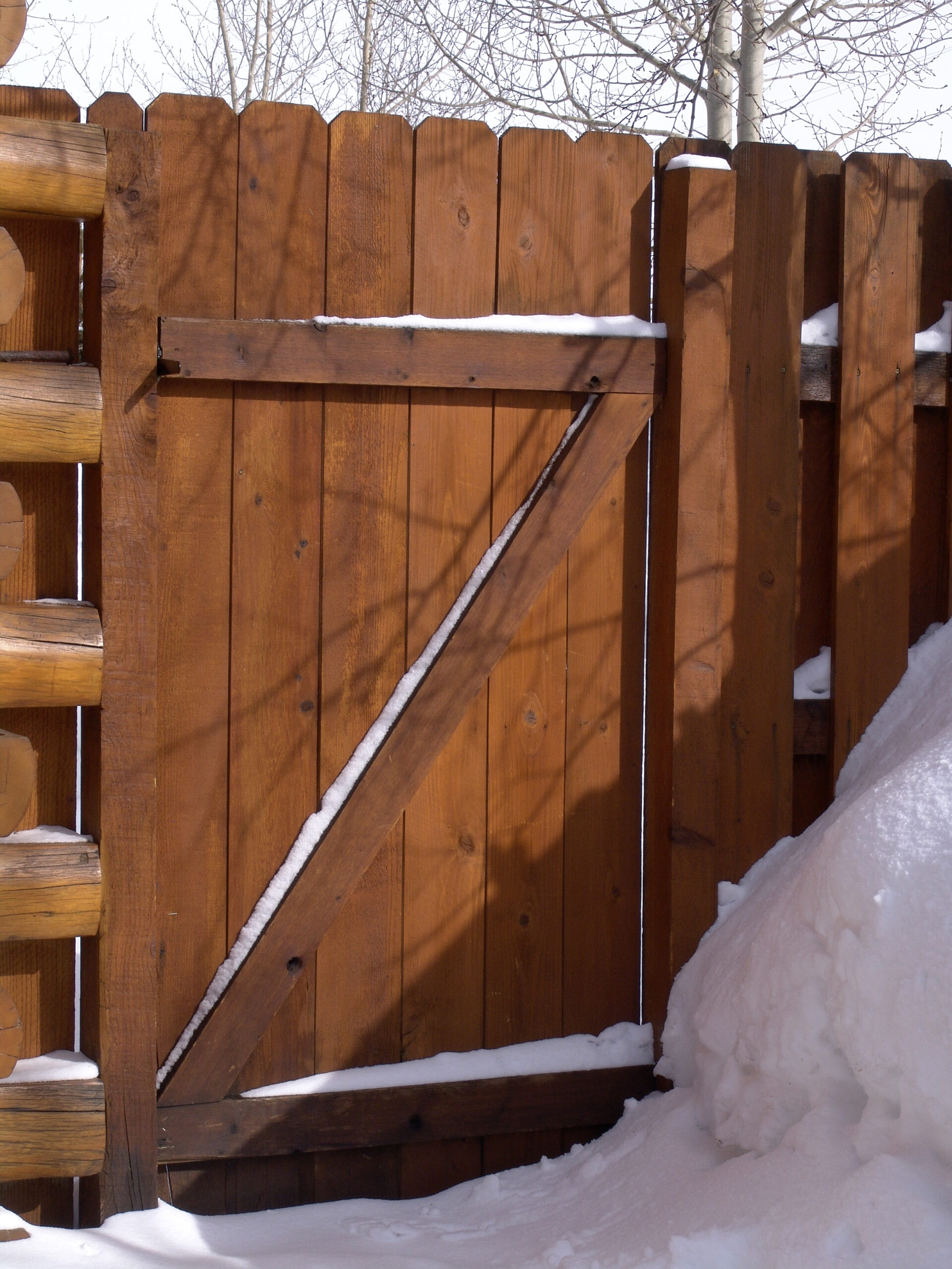 Wooden Gate Installation Chicagoland