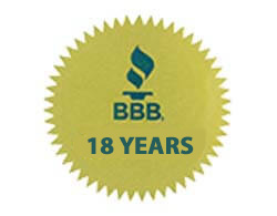 BBB 18 Years badge